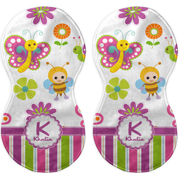 Butterflies & Stripes Peanut Shaped Burps - Approval