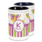 Butterflies & Stripes Ceramic Pencil Holder - Large