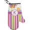Butterflies & Stripes Personalized Oven Mitts