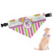Butterflies & Stripes Dog Bandana - Small (Personalized)