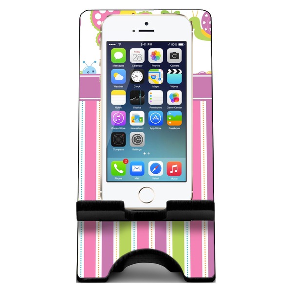 Butterflies & Stripes Phone Stand w/ Phone