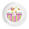 Butterflies & Stripes Plastic Party Dinner Plates - Approval
