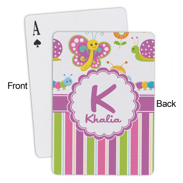Butterflies & Stripes Playing Cards - Approval