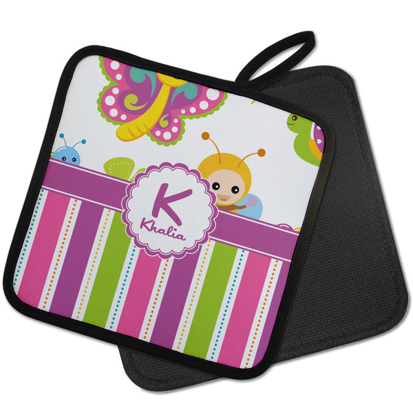Butterflies & Stripes Pot Holders - PARENT MAIN