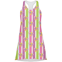 Butterflies & Stripes Racerback Dress (Personalized)