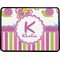 Butterflies & Stripes Rectangular Trailer Hitch Cover (Personalized)