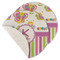 Butterflies & Stripes Round Linen Placemats - MAIN (Single Sided)