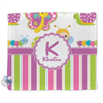 Butterflies & Stripes Security Blanket (Personalized)
