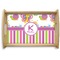 Butterflies & Stripes Natural Wooden Tray - Small (Personalized)