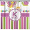 Butterflies & Stripes Shower Curtain (Personalized) (Non-Approval)