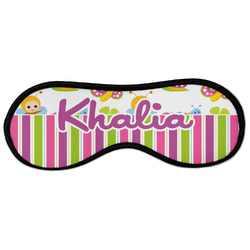 Butterflies & Stripes Sleeping Eye Masks - Large (Personalized)