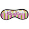 Butterflies & Stripes Sleeping Eye Masks - Large (Personalized)