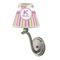 Butterflies & Stripes Small Chandelier Lamp - LIFESTYLE (on wall lamp)