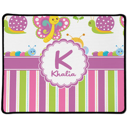 Butterflies & Stripes Large Gaming Mouse Pad - 12.5" x 10" (Personalized)