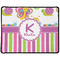 Butterflies & Stripes Large Gaming Mouse Pad - 12.5" x 10" (Personalized)