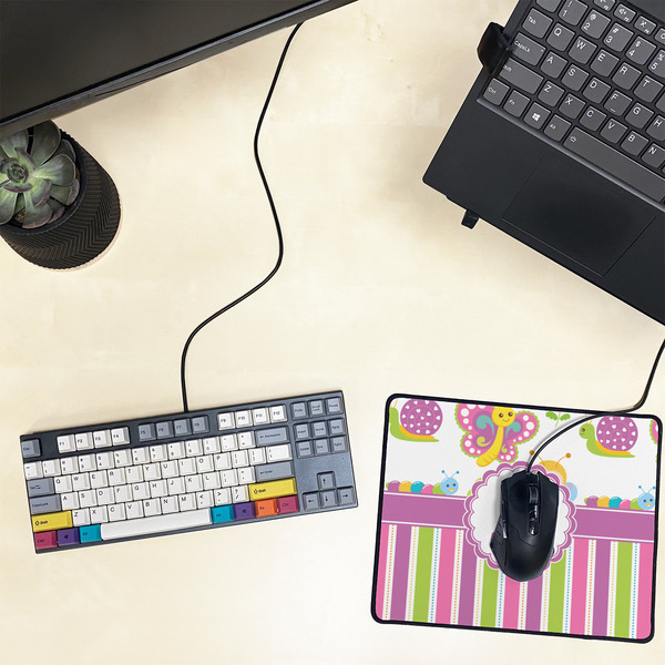 Butterflies & Stripes Small Gaming Mats - LIFESTYLE