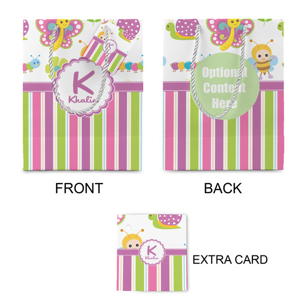 Butterflies & Stripes Small Gift Bag - Approval