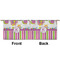 Butterflies & Stripes Small Zipper Pouch Approval (Front and Back)