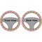 Butterflies & Stripes Steering Wheel Cover- Front and Back
