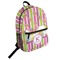 Butterflies & Stripes Student Backpack Front