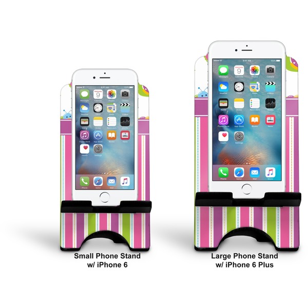 Butterflies & Stripes Stylized Phone Stand - Comparison