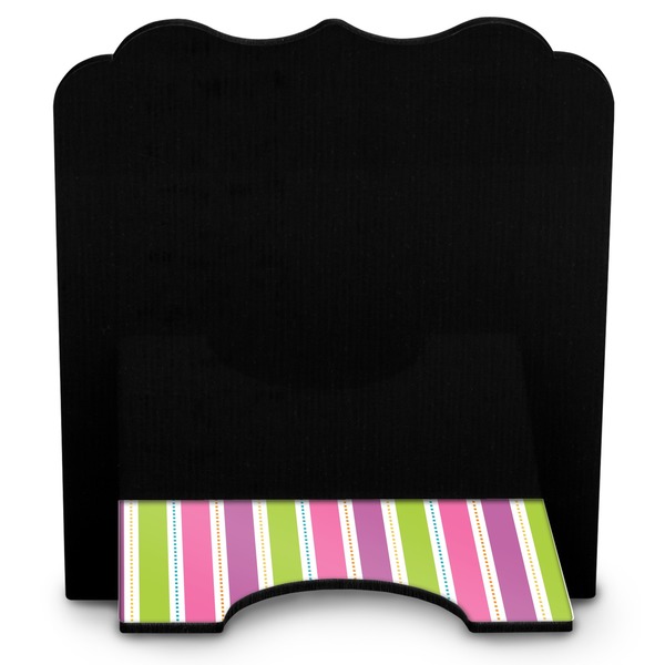 Butterflies & Stripes Stylized Tablet Stand - Back