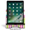 Butterflies & Stripes Stylized Tablet Stand - Front with ipad