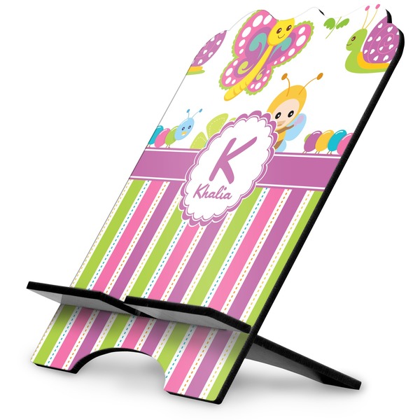 Custom Butterflies & Stripes Stylized Tablet Stand (Personalized)