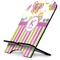 Butterflies & Stripes Stylized Tablet Stand - Side View