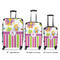Butterflies & Stripes Suitcase Set 1 - APPROVAL