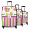 Butterflies & Stripes Suitcase Set 1 - MAIN