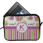 Butterflies & Stripes Tablet Case / Sleeve (Personalized)