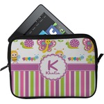 Butterflies & Stripes Tablet Case / Sleeve - Small (Personalized)