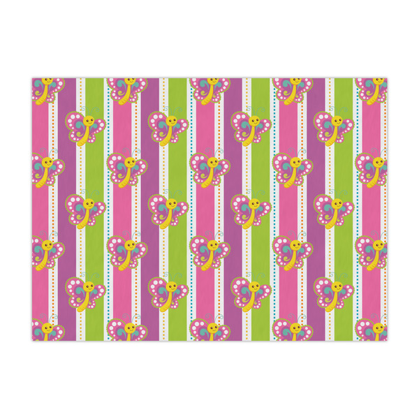 Custom Butterflies & Stripes Tissue Paper Sheets - Large - Heavyweight