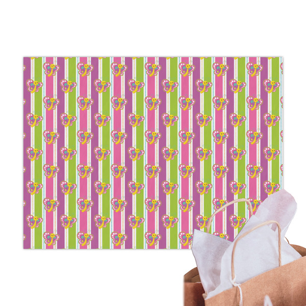 Butterflies & Stripes Tissue Paper Sheets - Main