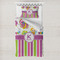 Butterflies & Stripes Toddler Bedding w/ Name and Initial
