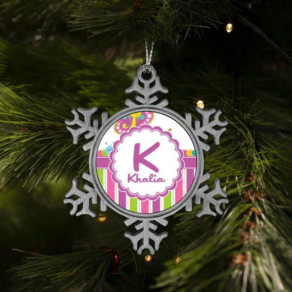 Butterflies & Stripes Vintage Snowflake - (LIFESTYLE)