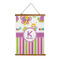 Butterflies & Stripes Wall Hanging Tapestry - Tall (Personalized)