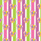 Butterflies & Stripes Wallpaper & Surface Covering (Water Activated 24"x 24" Sample)