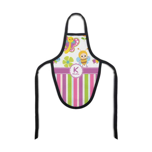 Custom Butterflies & Stripes Bottle Apron (Personalized)