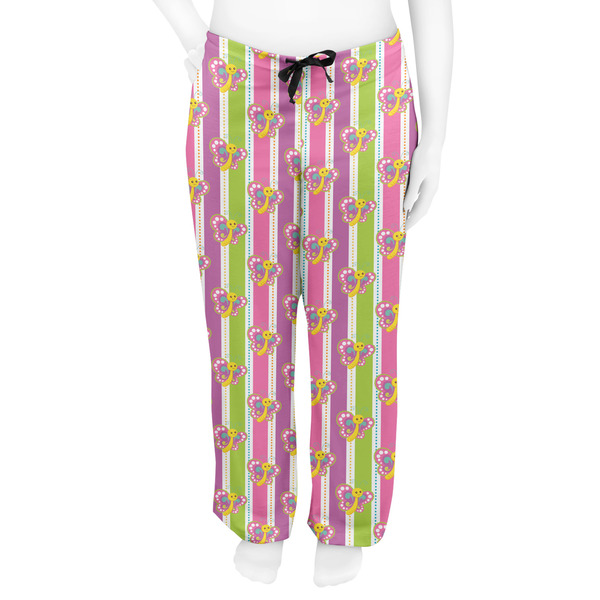 Butterflies & Stripes Women's Pj on model - Front