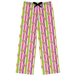 Butterflies & Stripes Womens Pajama Pants - XS
