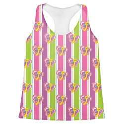 Butterflies & Stripes Womens Racerback Tank Top