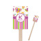 Butterflies & Stripes Rectangle Wooden Stir Sticks (Personalized)