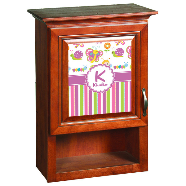 Butterflies & Stripes Wooden Cabinet Decal (Medium)