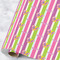 Butterflies & Stripes Wrapping Paper Roll - Large - Main