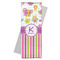 Butterflies & Stripes Yoga Mat Towel (Personalized)