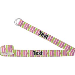 Butterflies & Stripes Yoga Strap (Personalized)