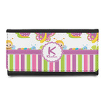 Butterflies & Stripes Leatherette Ladies Wallet (Personalized)