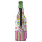 Butterflies & Stripes Zipper Bottle Cooler - BACK (bottle)